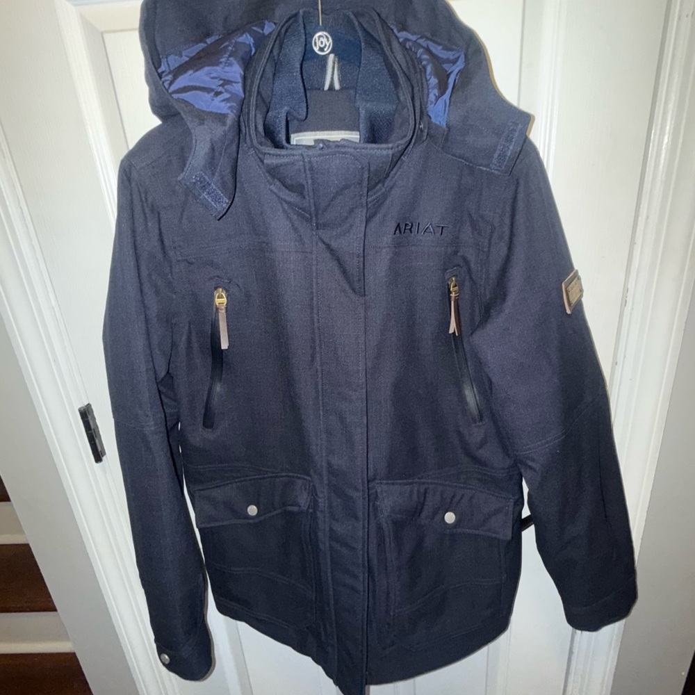 Ariat Navy Heather Parka NWT